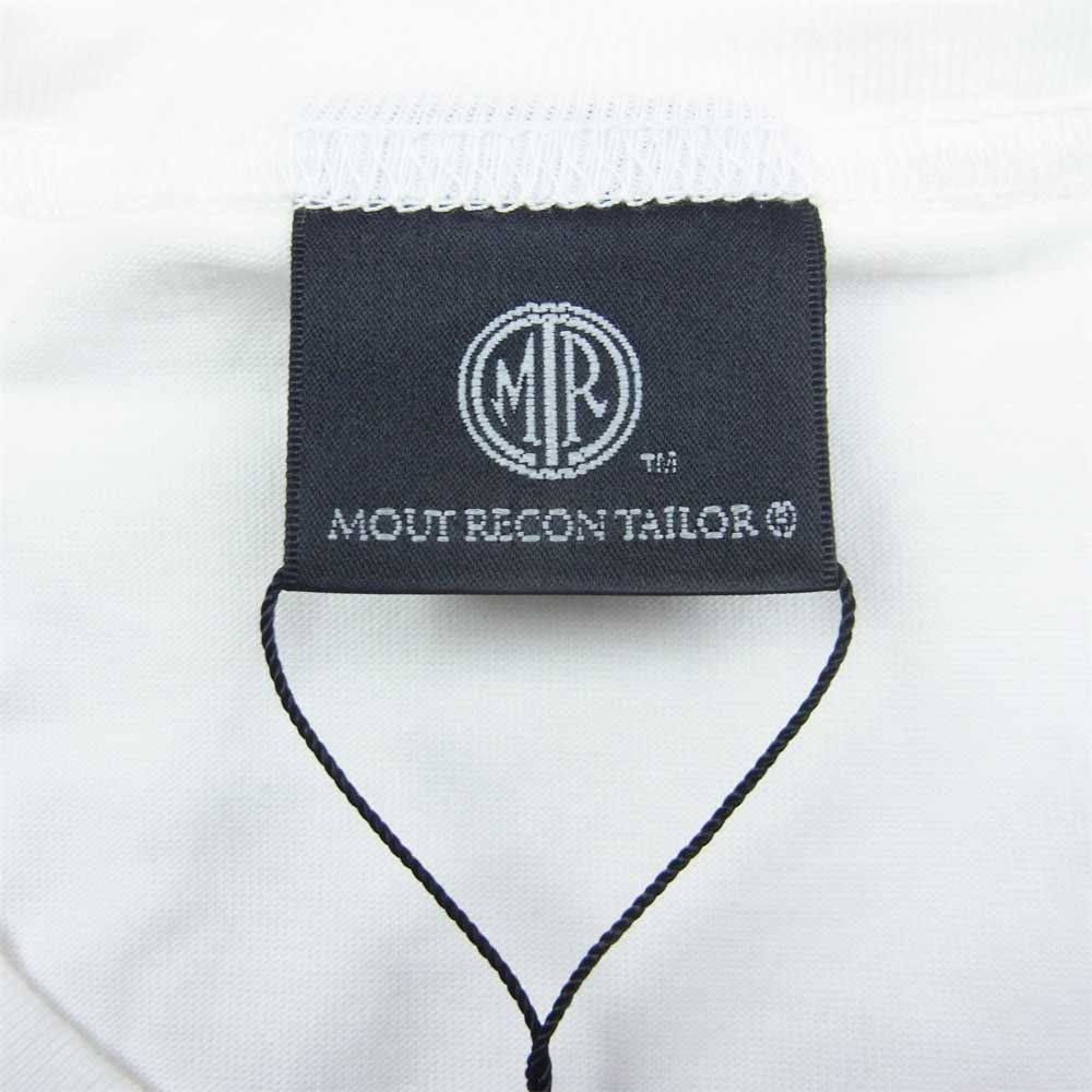 マウトリーコンテーラー M.R.T. MOUT LARGE ICON T-SHIRT ロゴ 半袖 Tシャツ ホワイト系 46【新古品】【未使用】【中古】