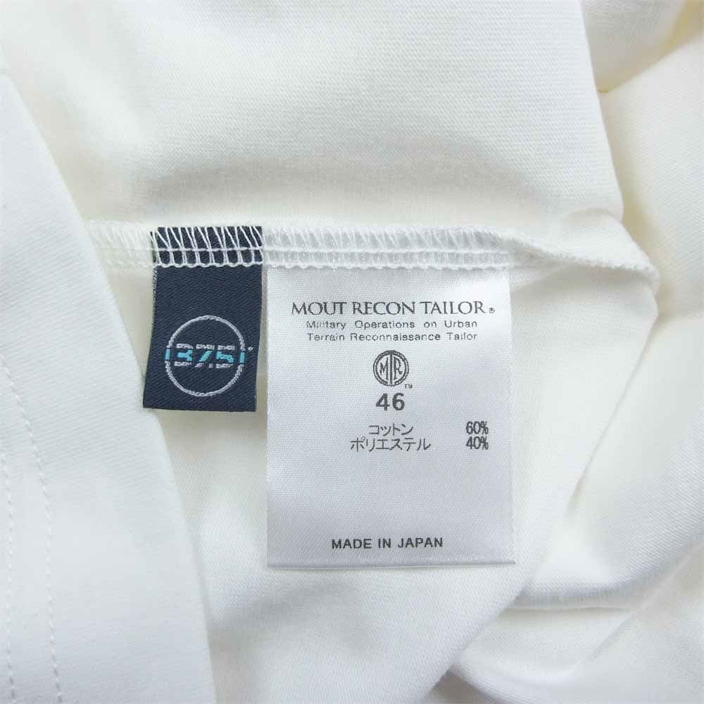 マウトリーコンテーラー M.R.T. MOUT LARGE ICON T-SHIRT ロゴ 半袖 Tシャツ ホワイト系 46【新古品】【未使用】【中古】