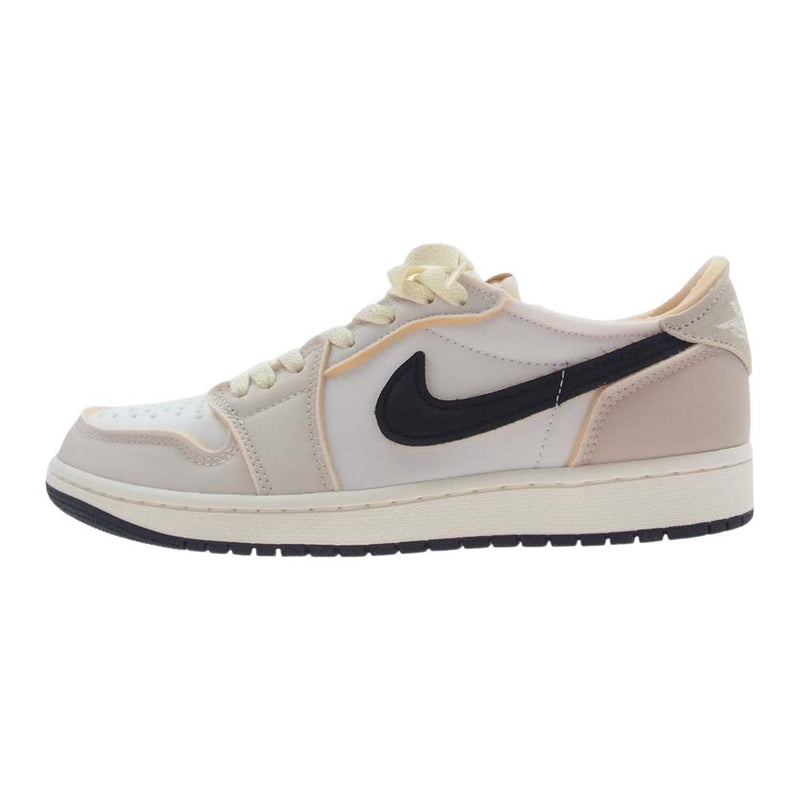 NIKE ナイキ DV0982-100 Air Jordan 1 Retro Low OG EX White and Coconut Milk エアジョーダン1 レトロ ロー OG EX ホワイト アンド ココナッツ ミルク スニーカー ベージュ系 27.5cm【新古品】【未使用】【中古】