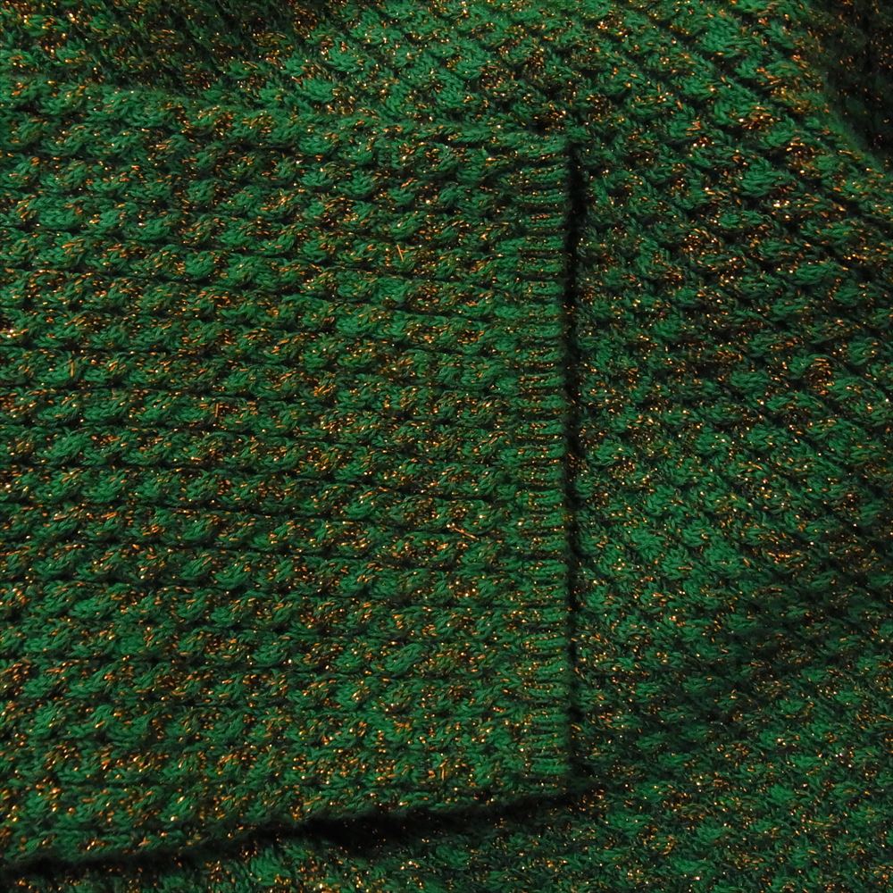 GUCCI グッチ 19AW 562675 Turtle Neck Sweater ラメ タートルネック セーター ニット グリーン系 XL【中古】