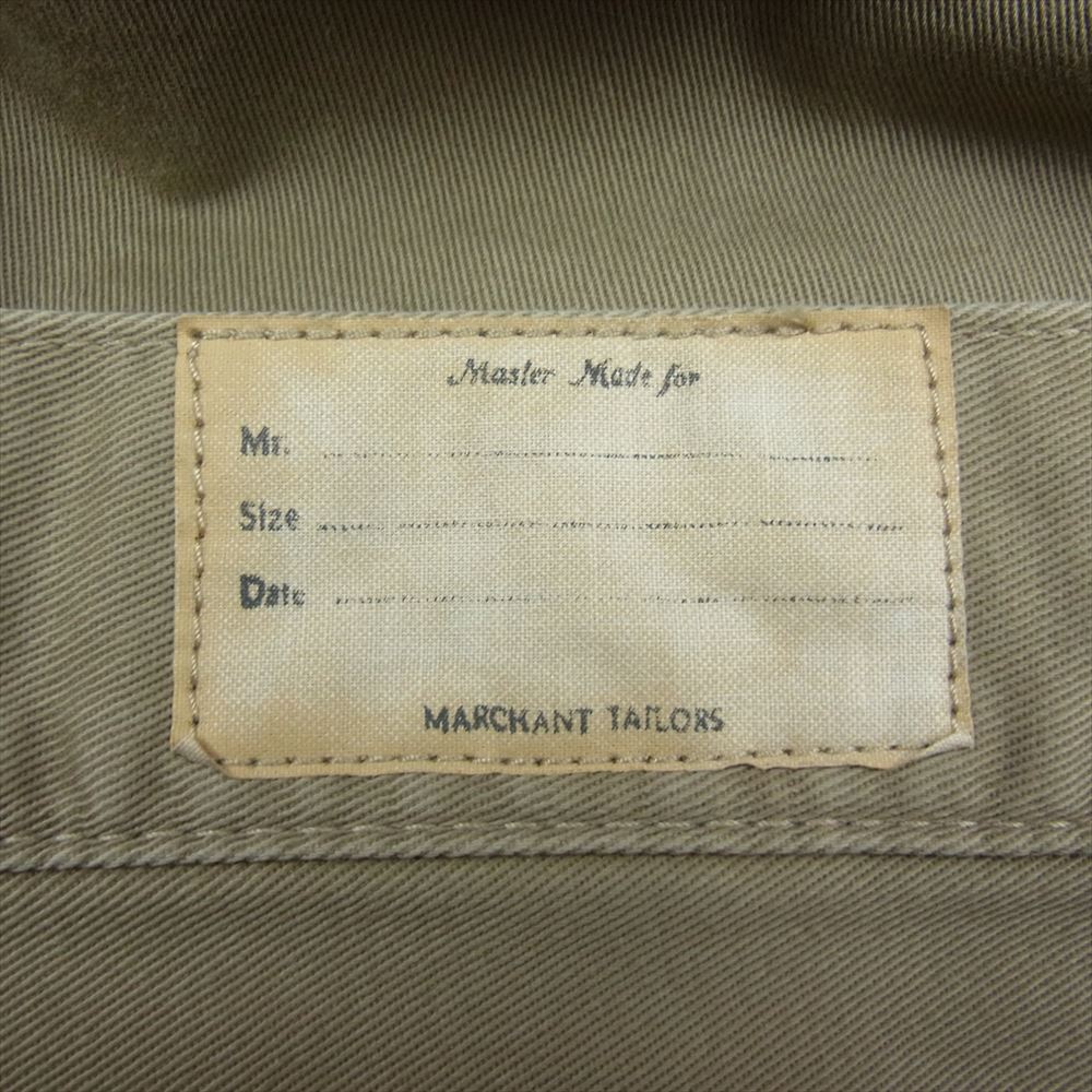 KAPITAL キャピタル EK-70 シンチバック ウォルト チノパンツ ベージュ系 3【中古】