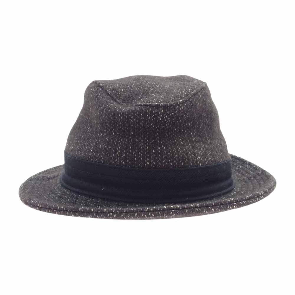 ウエストライド ビーチクロス コットン ウール ハット 帽子 ブラウン系 L【中古】