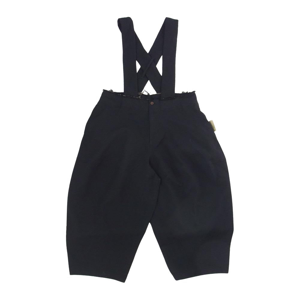 COMME des GARCONS コムデギャルソン 19AW AD2019 RD-U001 Black Junmpsuit ブラック ジャンプスーツ サスペンダー 吊りパンツ ブラック系 M【中古】