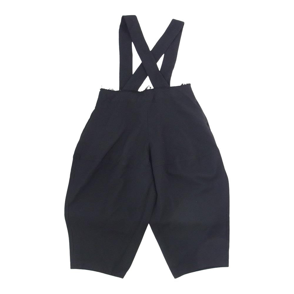 COMME des GARCONS コムデギャルソン 19AW AD2019 RD-U001 Black Junmpsuit ブラック ジャンプスーツ サスペンダー 吊りパンツ ブラック系 M【中古】