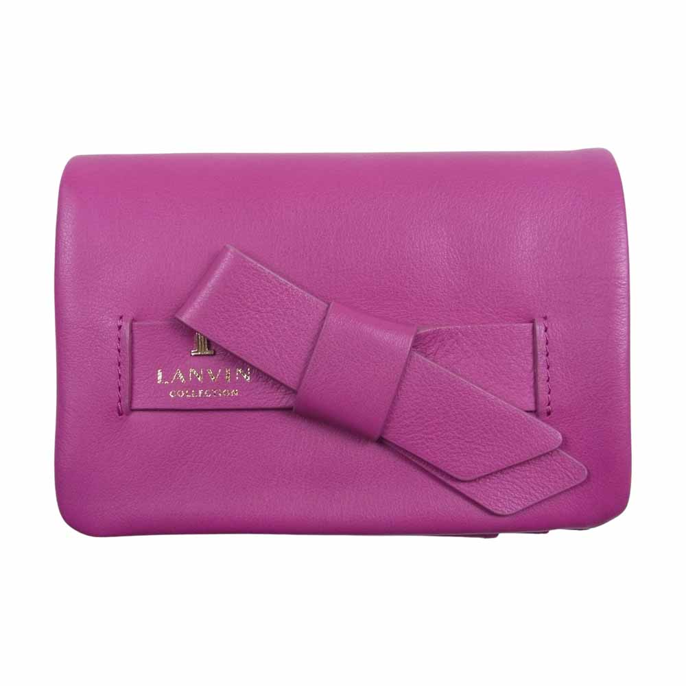 LANVIN ランバン ラペリパース ピンク系【新古品】【未使用】【中古】