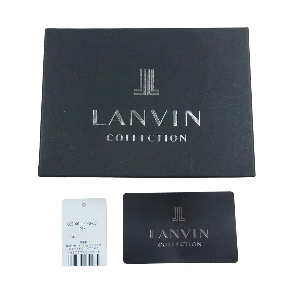 LANVIN ランバン ラペリパース ピンク系【新古品】【未使用】【中古】
