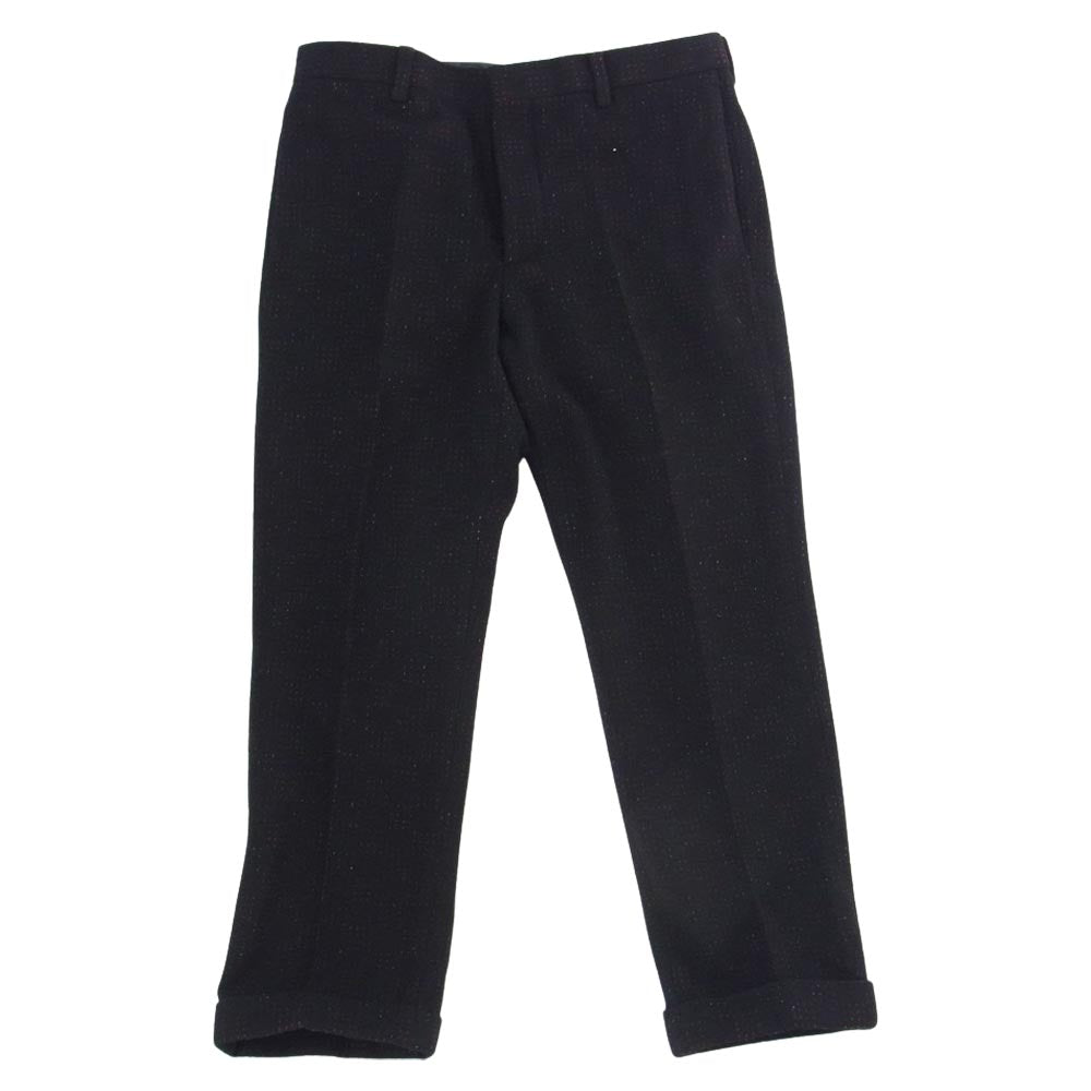 WACKO MARIA ワコマリア 13AW 13AW-SPL-JK01 13AW-SPL-PY01 2B ステッチ テーラード ウール ジャケット ステッチ ウール パンツ セットアップ スーツ ブラック系 M【中古】