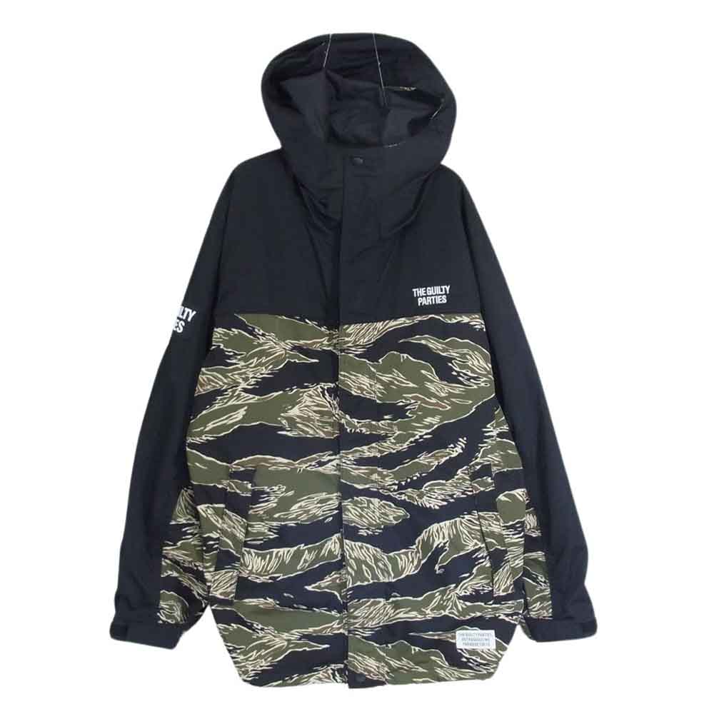 WACKO MARIA ワコマリア 19AW 19FW-WMO-OD08 TIGERCAMO MOUNTAIN PARKA KHAKI タイガーカモ マウンテン パーカ カーキ系 M【中古】