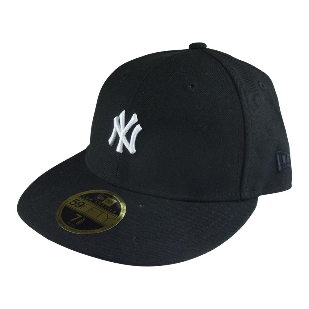 キス Pegasus New Era Cap ペガサス ニューエラ NEWYORK YANKEES ニューヨークヤンキース LOW PROFILE ロープロフィール ベースボール キャップ ブラック系 58.7cm【中古】