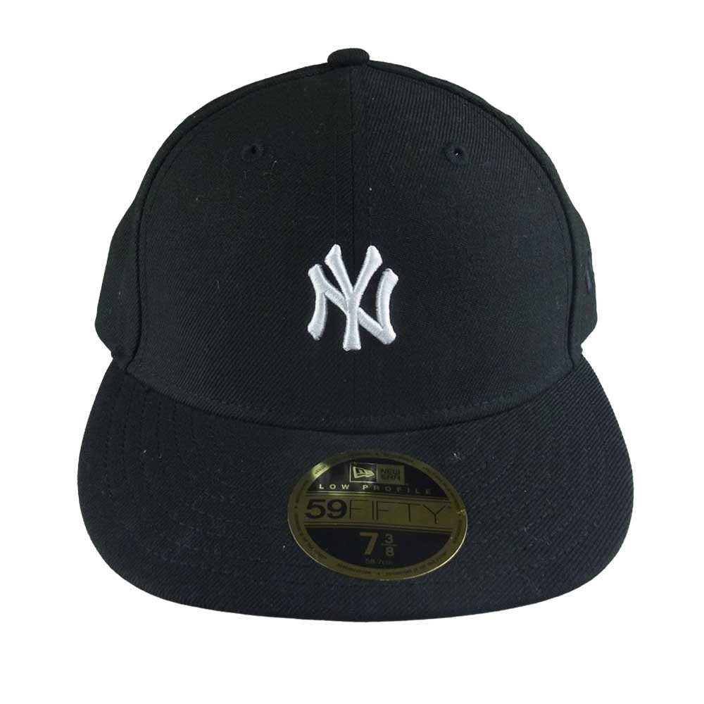 キス Pegasus New Era Cap ペガサス ニューエラ NEWYORK YANKEES ニューヨークヤンキース LOW PROFILE ロープロフィール ベースボール キャップ ブラック系 58.7cm【中古】