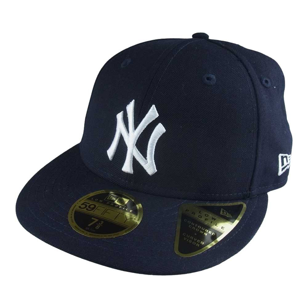 キス New Era for the New York Yankees 10th Anniversary Collection The Palette 59FIFTY Low Profile ニューエラ ニューヨークヤンキース 10周年 コレクション ロープロフィール ベースボール キャップ 10th Anniversary ネイビー系 58.7cm【中古】