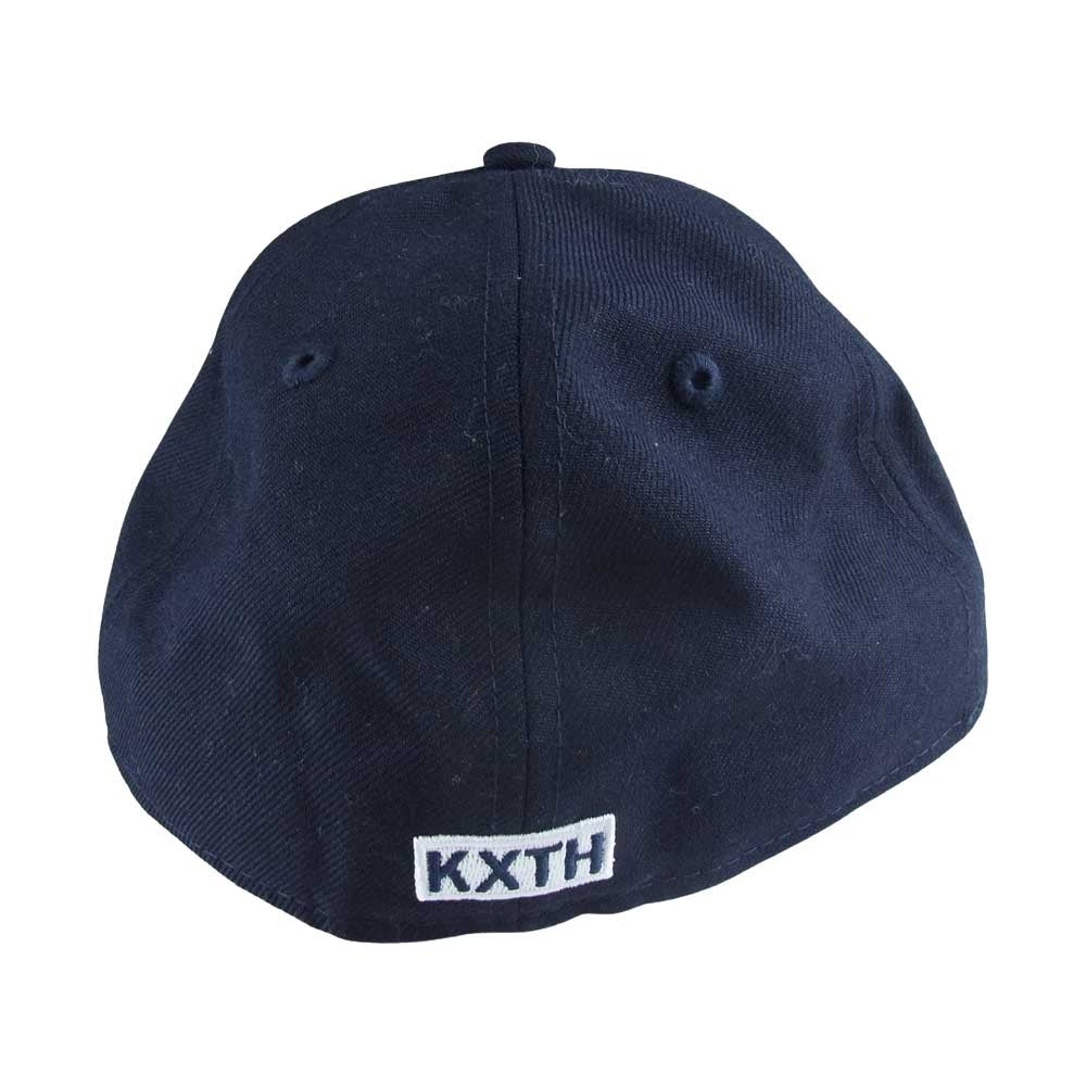 キス New Era for the New York Yankees 10th Anniversary Collection The Palette 59FIFTY Low Profile ニューエラ ニューヨークヤンキース 10周年 コレクション ロープロフィール ベースボール キャップ 10th Anniversary ネイビー系 58.7cm【中古】