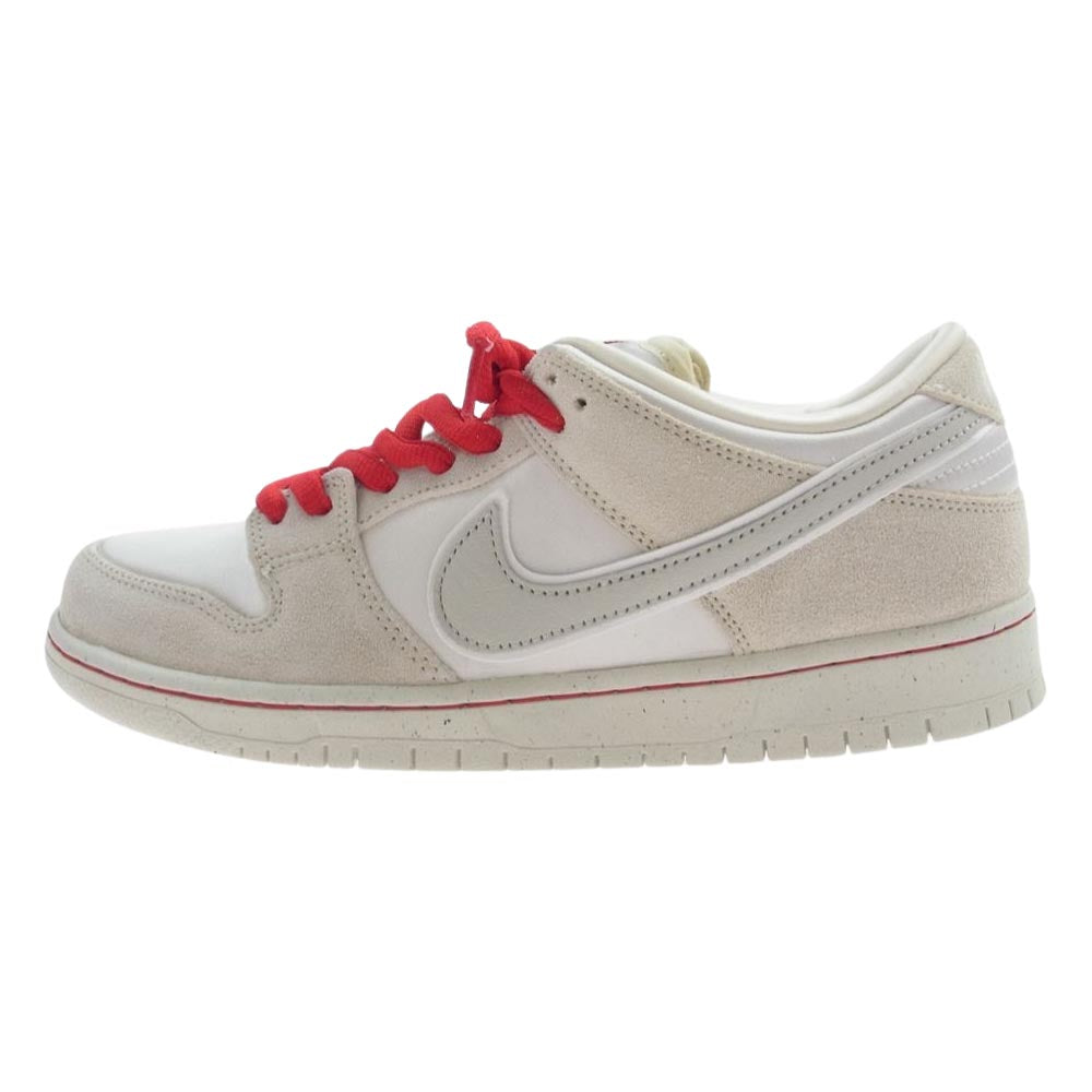 NIKE ナイキ FZ5654-100 Dunk Low PRM City of Love Sail/White ダンクロー プレミアム シティオブラブ セイルホワイト ローカット スニーカー オフホワイト系 27.5cm【新古品】【未使用】【中古】