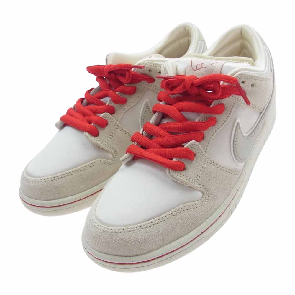 NIKE ナイキ FZ5654-100 Dunk Low PRM City of Love Sail/White ダンクロー プレミアム シティオブラブ セイルホワイト ローカット スニーカー オフホワイト系 27.5cm【新古品】【未使用】【中古】