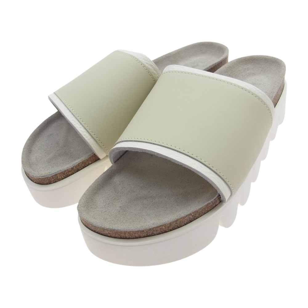 Hender Scheme エンダースキーマ caterpillar キャタピラー かまぼこ スライド サンダル ホワイト系 5【中古】