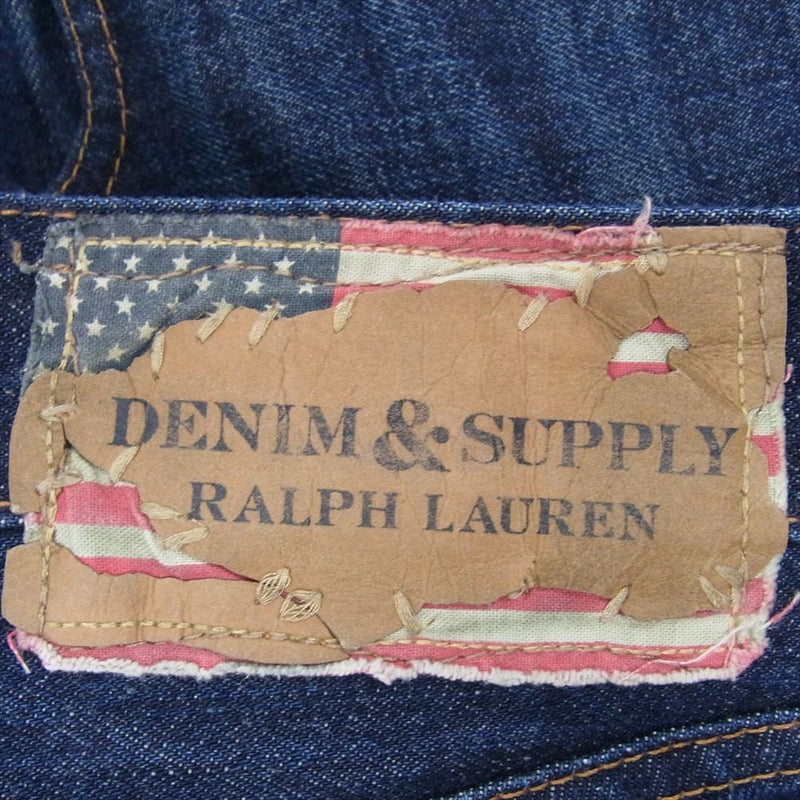 RALPH LAUREN ラルフローレン Denim & Supply デニムアンドサプライ ストレート デニム パンツ インディゴブルー系 29【中古】