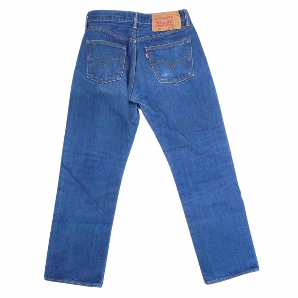 Levi's リーバイス 00501-0000 501 ボタンフラ ストレート デニム パンツ インディゴブルー系 30【中古】
