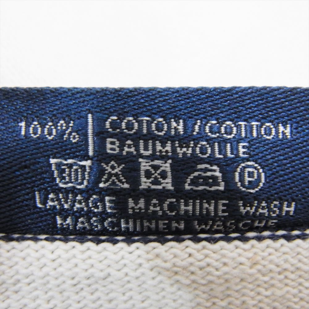 SAINT JAMES セントジェームス SABO ボーダー バスク シャツ 長袖 Tシャツ ネイビー系 36【中古】