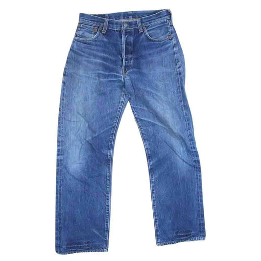 Levi's リーバイス 501-0003 98年製 90s 米国製 バレンシア工場 501XX 復刻 ボタン裏555 ストレート デニム パンツ インディゴブルー系 31【中古】
