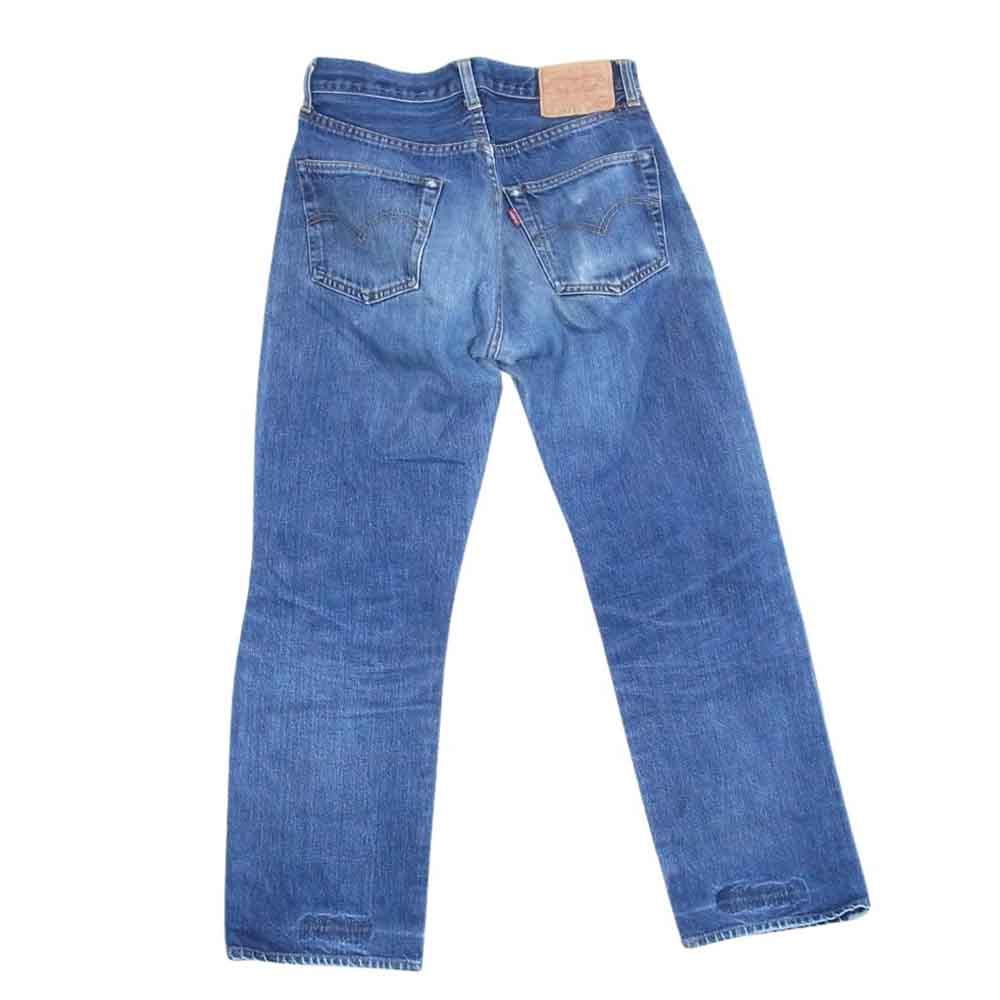 Levi's リーバイス 501-0003 98年製 90s 米国製 バレンシア工場 501XX 復刻 ボタン裏555 ストレート デニム パンツ インディゴブルー系 31【中古】