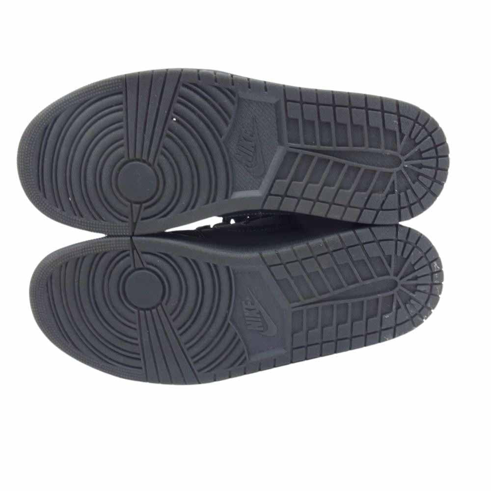 NIKE AIR JORDAN ナイキ ジョーダン DM7866-001 1 フェイクバスター 鑑定済 TRAVIS SCOTT LOW OG SP BLACK PHANTOM トラヴィススコット ブラックファントム ローカット スニーカー ブラック系 28.5cm【中古】