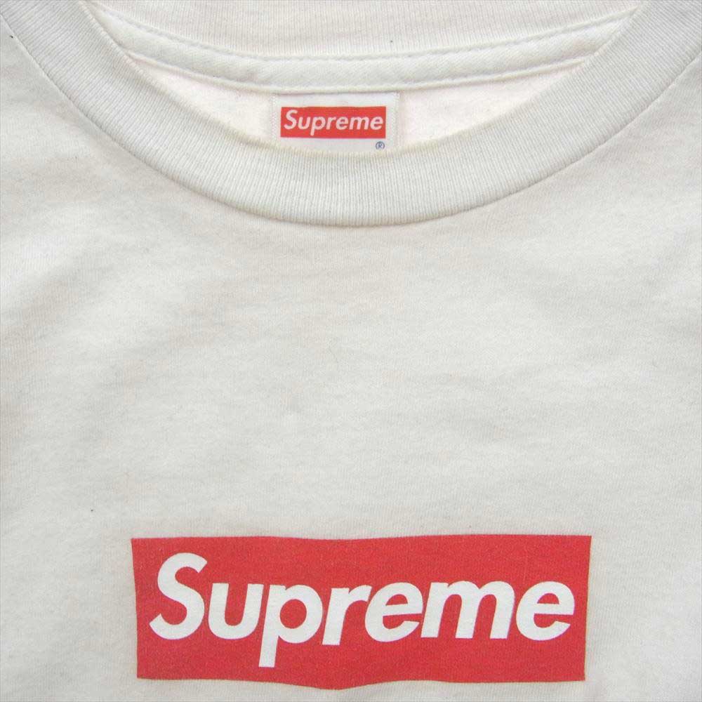 Supreme シュプリーム 20AW Box Logo L/S Tee  ボックスロゴ 長袖 Tシャツ ホワイト系 M【中古】