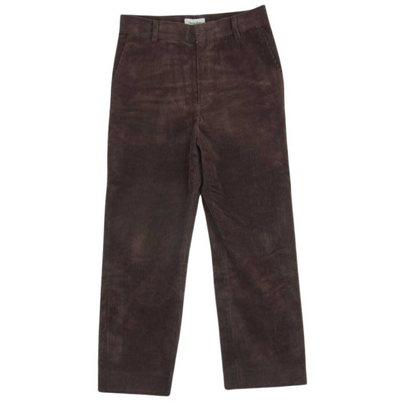 スティーブンアラン 8214-217-0350 CORDUROY STRAIGHT TROUSERS コーデュロイ ストレート パンツ ブラウン系 M【中古】