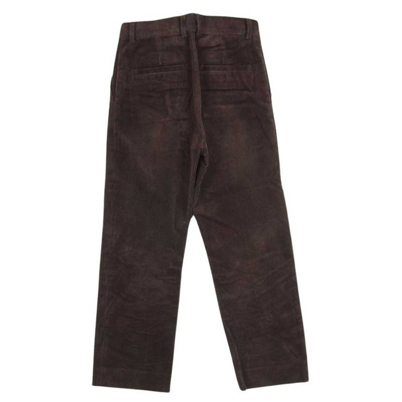 スティーブンアラン 8214-217-0350 CORDUROY STRAIGHT TROUSERS コーデュロイ ストレート パンツ ブラウン系 M【中古】