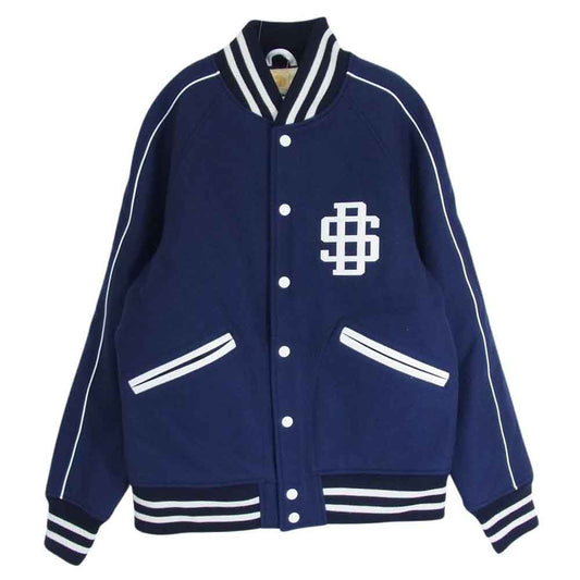 STANDARD CALIFORNIA スタンダードカリフォルニア SD Varsity Jacket バーシティジャケット スタジャン ネイビー系 M【中古】