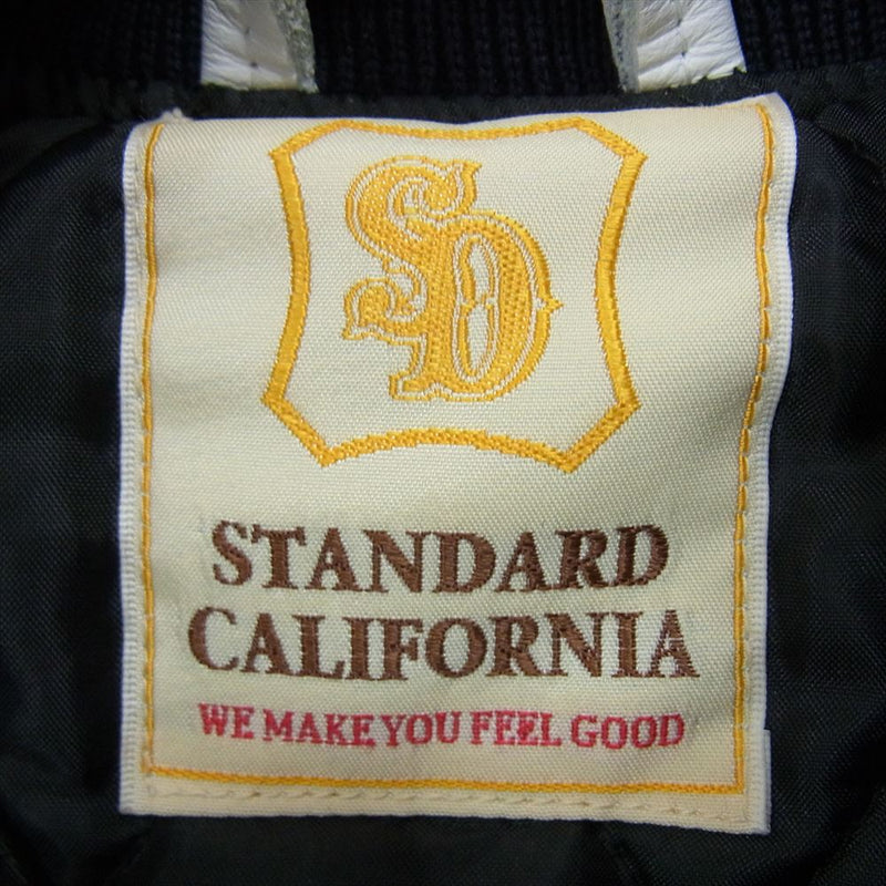 STANDARD CALIFORNIA スタンダードカリフォルニア SD Varsity Jacket バーシティジャケット スタジャン ネイビー系 M【中古】