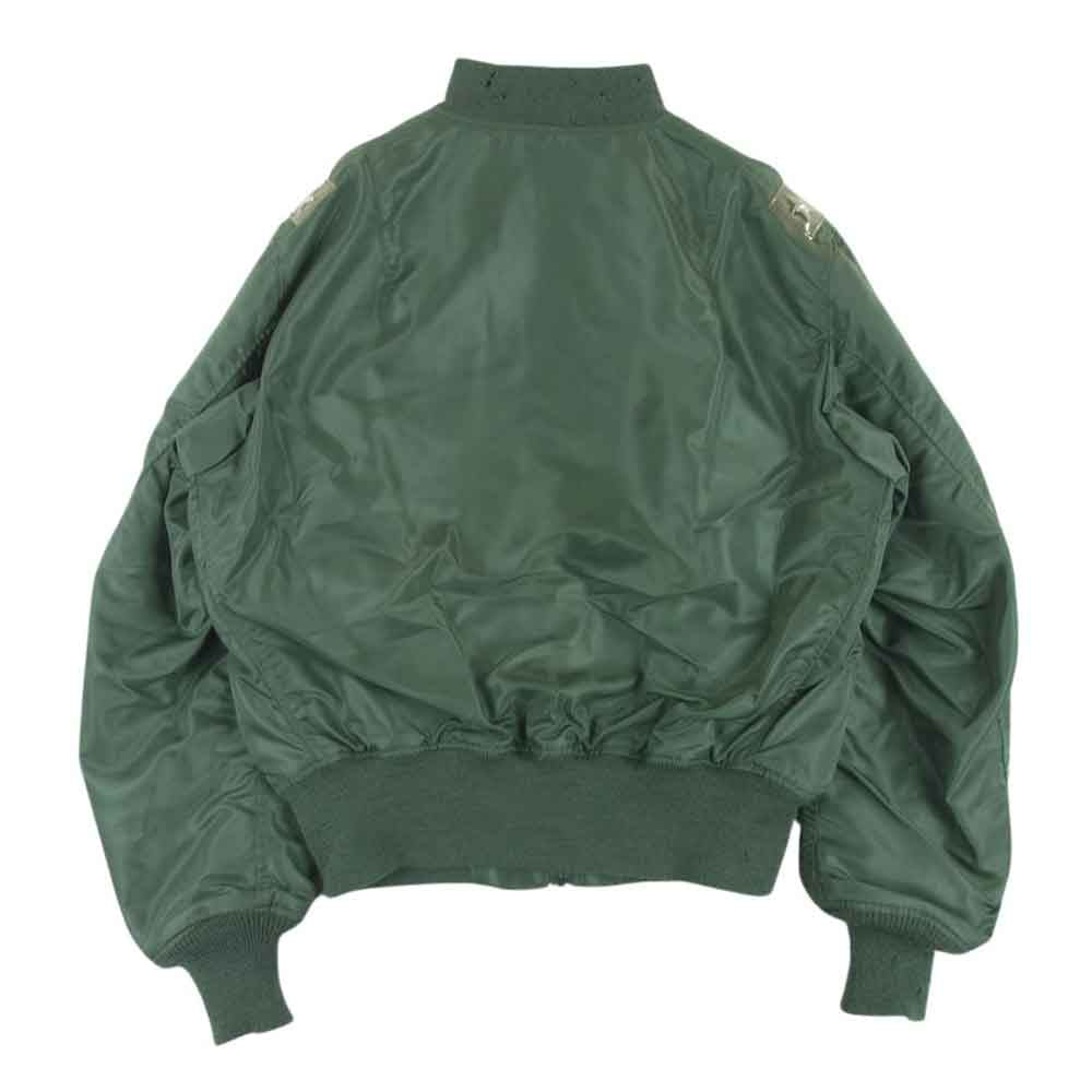 The REAL McCOY'S ザリアルマッコイズ 旧マッコイ L-2B CHUCK YEAGER チャック イェーガー フライト ジャケット カーキ系 オレンジ系 S【中古】
