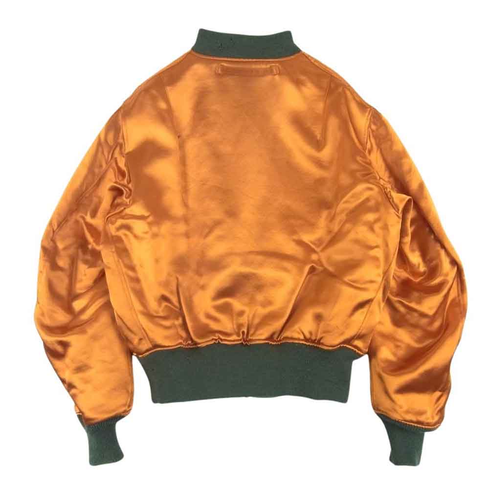 The REAL McCOY'S ザリアルマッコイズ 旧マッコイ L-2B CHUCK YEAGER チャック イェーガー フライト ジャケット カーキ系 オレンジ系 S【中古】