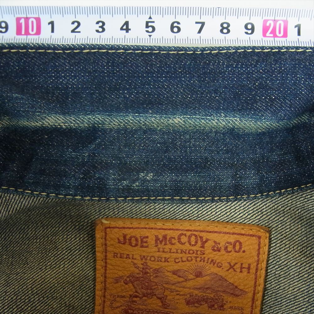 The REAL McCOY'S ザリアルマッコイズ Lot 921 旧マッコイ JOE McCOY 1st 大戦 デニム ジャケット インディゴブルー系 W36【中古】