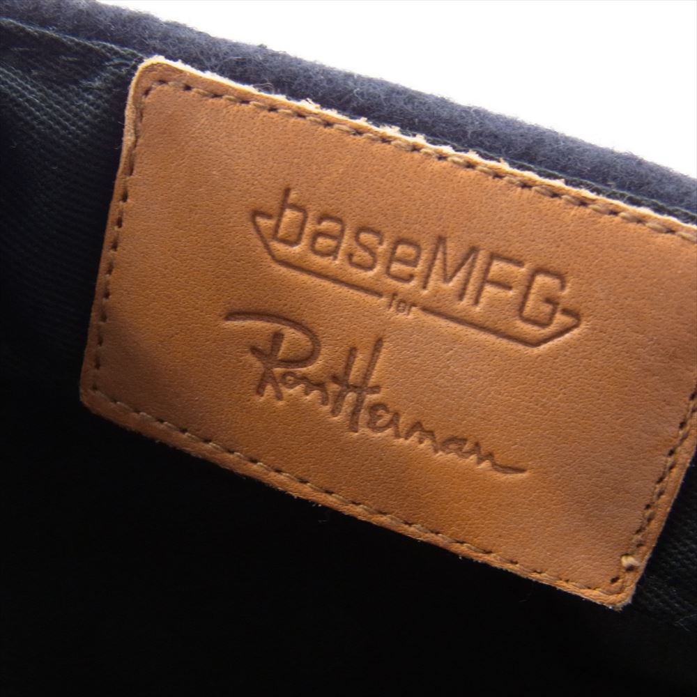 Ron Herman ロンハーマン 9921000002 3246 BASE MFG アメリカ製 ウール ジェットキャップ  ネイビー系【中古】