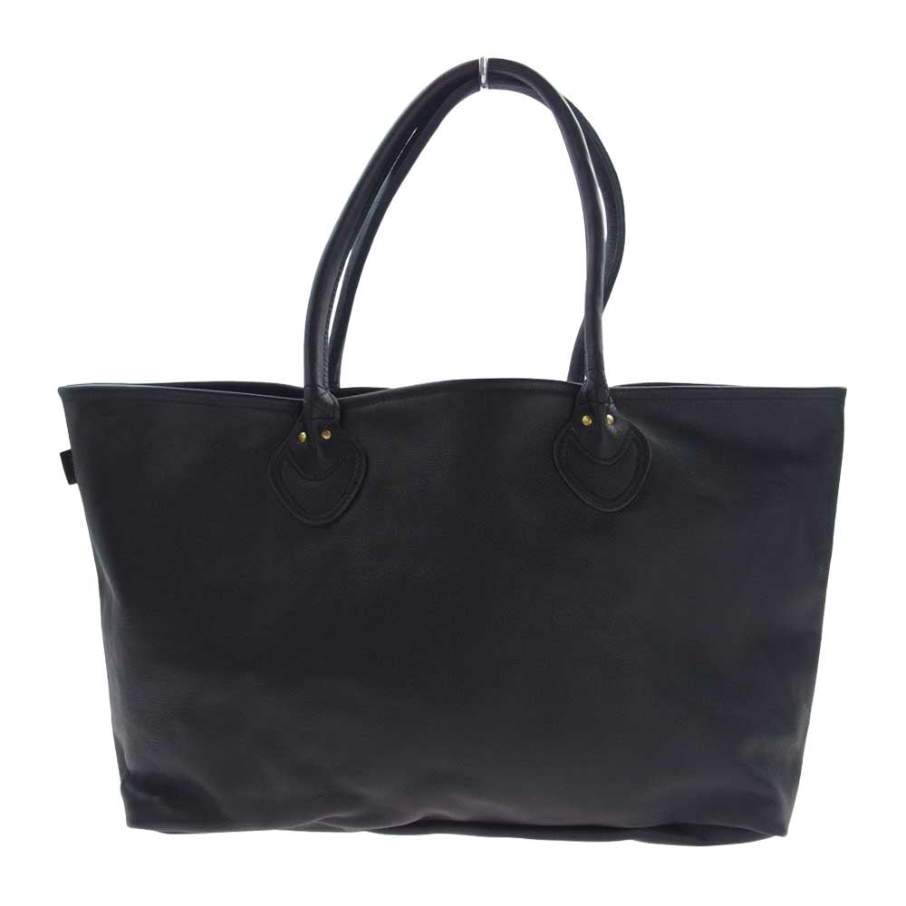 VANSON バンソン × Ron Herman ロンハーマン アメリカ製 レザー 牛革 トートバッグ ブラック系【中古】