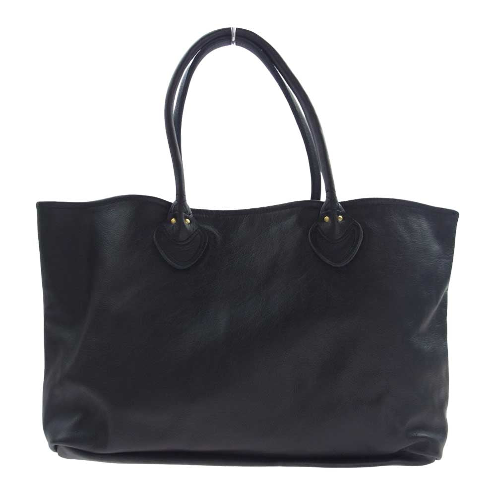 VANSON バンソン × Ron Herman ロンハーマン アメリカ製 レザー 牛革 トートバッグ ブラック系【中古】