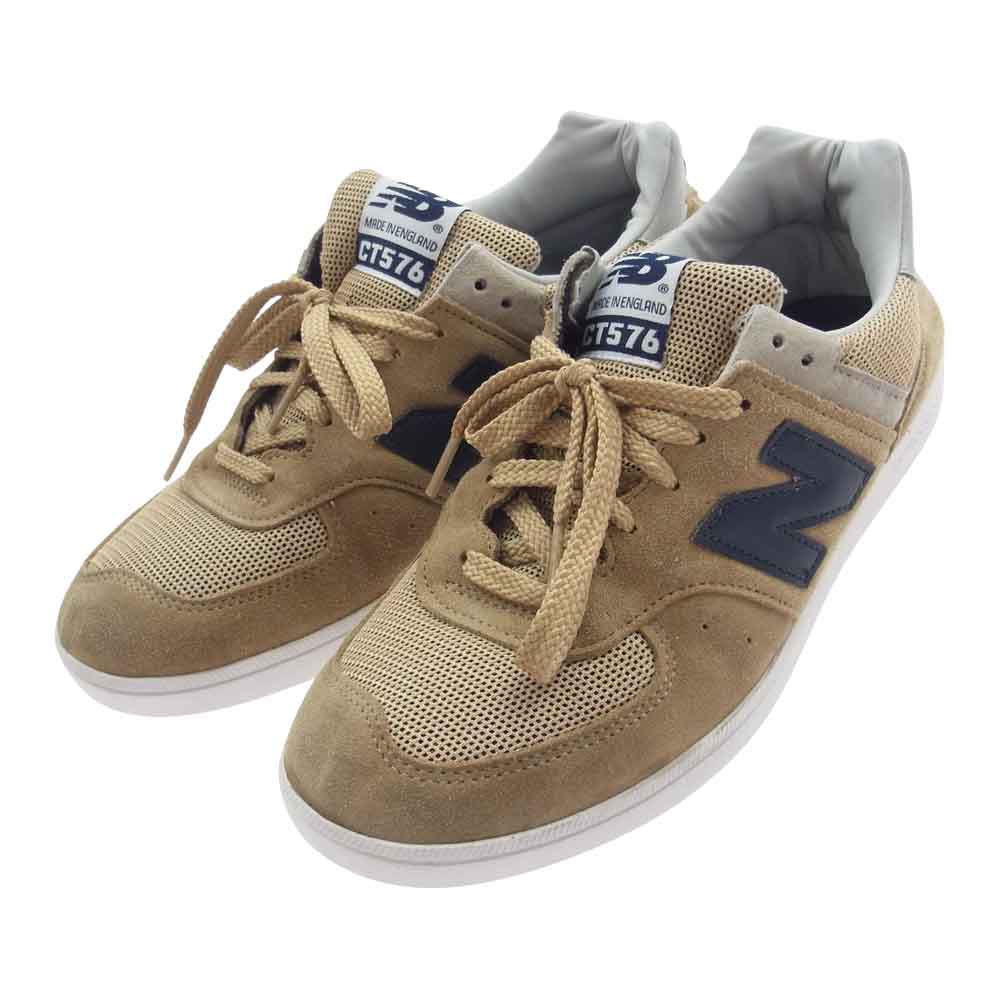 NEW BALANCE ニューバランス CT576BEN 英国製 スエード メッシュ ローカット スニーカー EUR42【中古】