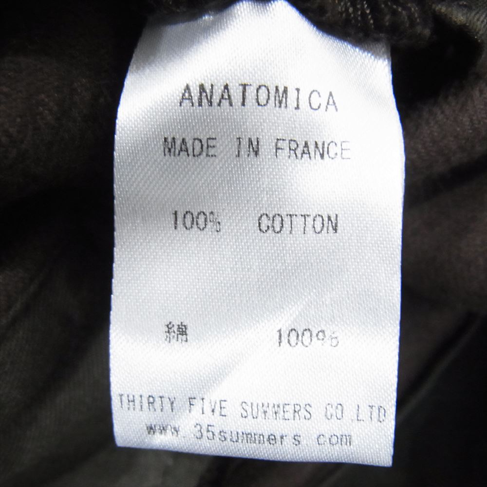 ANATOMICA アナトミカ 1915 PANTS CORDUROY BROWN コーデュロイ パンツ ブラウン系 40【美品】【中古】