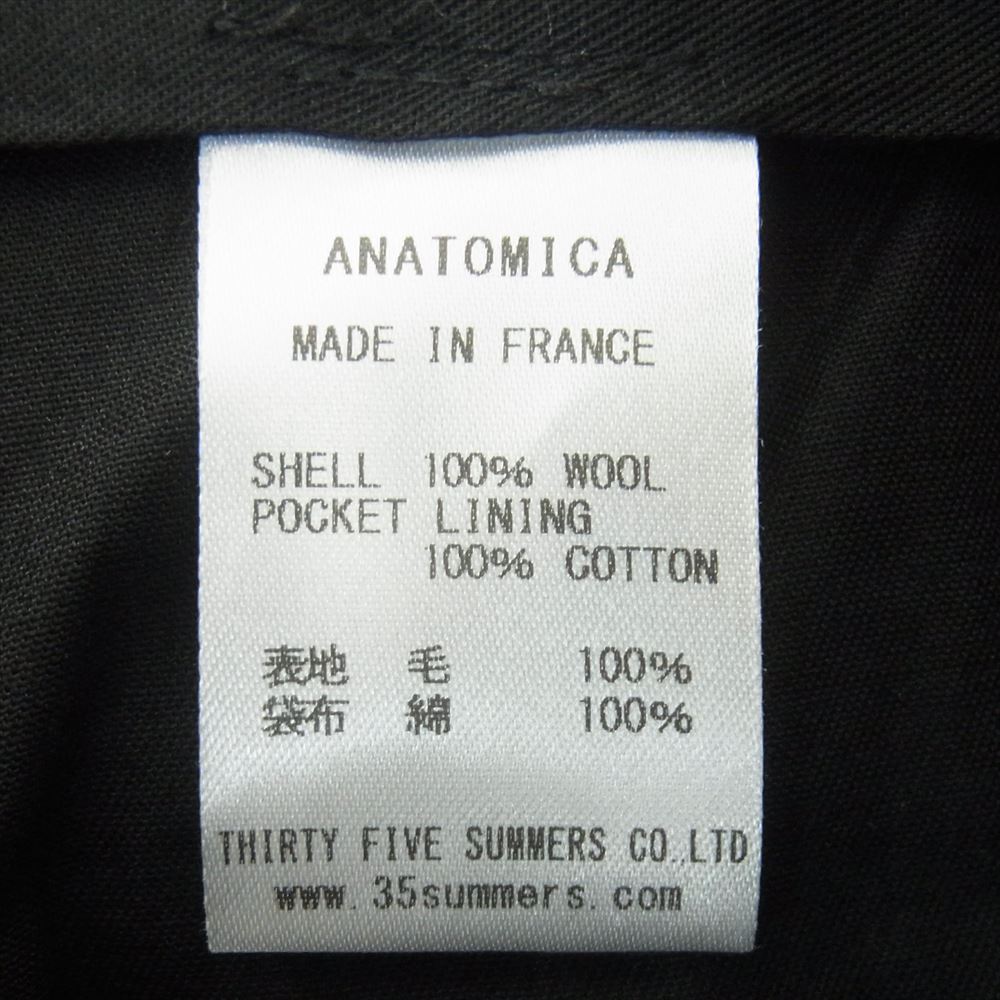 ANATOMICA アナトミカ TANGO TARTAN STEWART タンゴ タータン スチュワート チェック ウール スラックス パンツ グリーン系 40【極上美品】【中古】