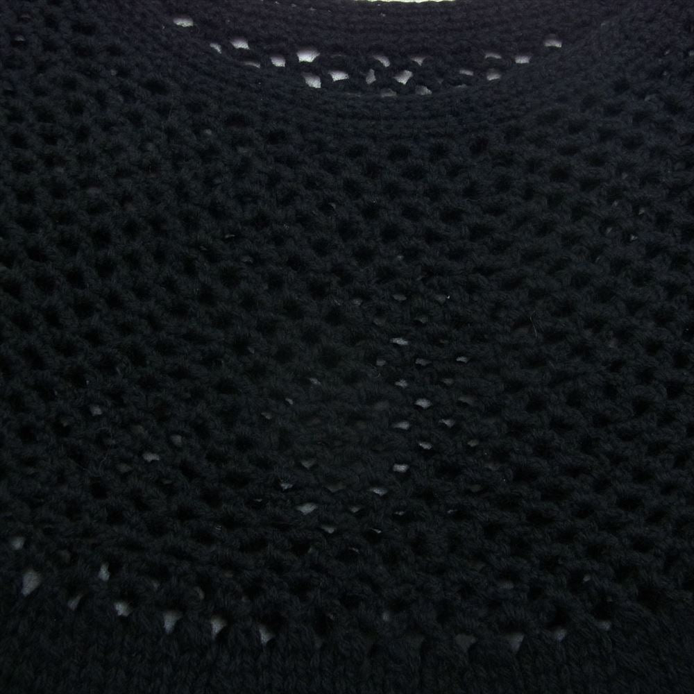 JUNYA WATANABE COMME des GARCONS ジュンヤワタナベコムデギャルソン AD1999 JO-040390 90sヴィンテージ シルクスカートドッキング ウール ニット ワンピース ブラック系 モスグリーン系【中古】