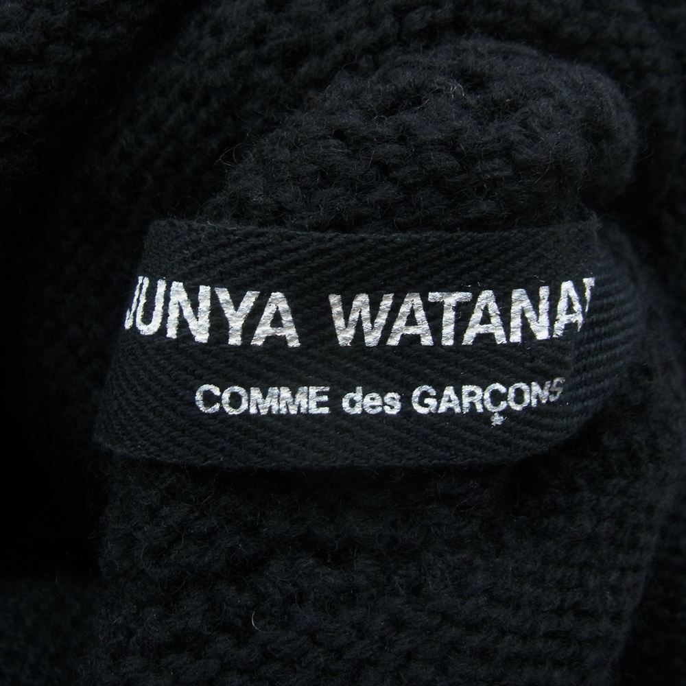 JUNYA WATANABE COMME des GARCONS ジュンヤワタナベコムデギャルソン AD1999 JO-040390 90sヴィンテージ シルクスカートドッキング ウール ニット ワンピース ブラック系 モスグリーン系【中古】