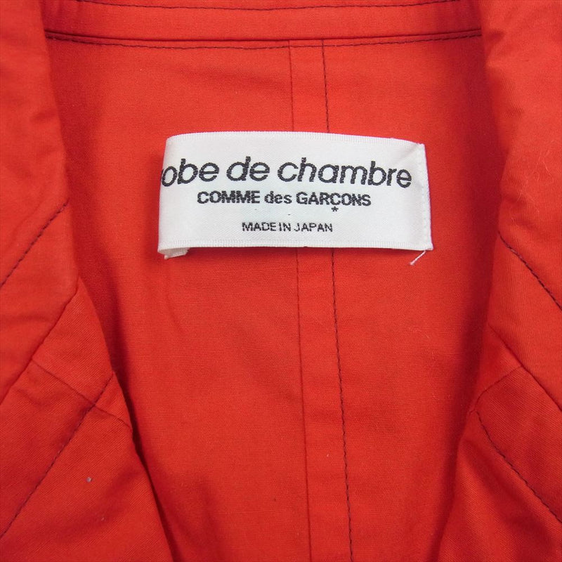 robe de chambre COMME des GARCONS ローブドシャンブルコムデギャルソン AD2002 RI-J047 アーカイブ リバーシブル テーラードジャケット レッド系 エンジ系【中古】