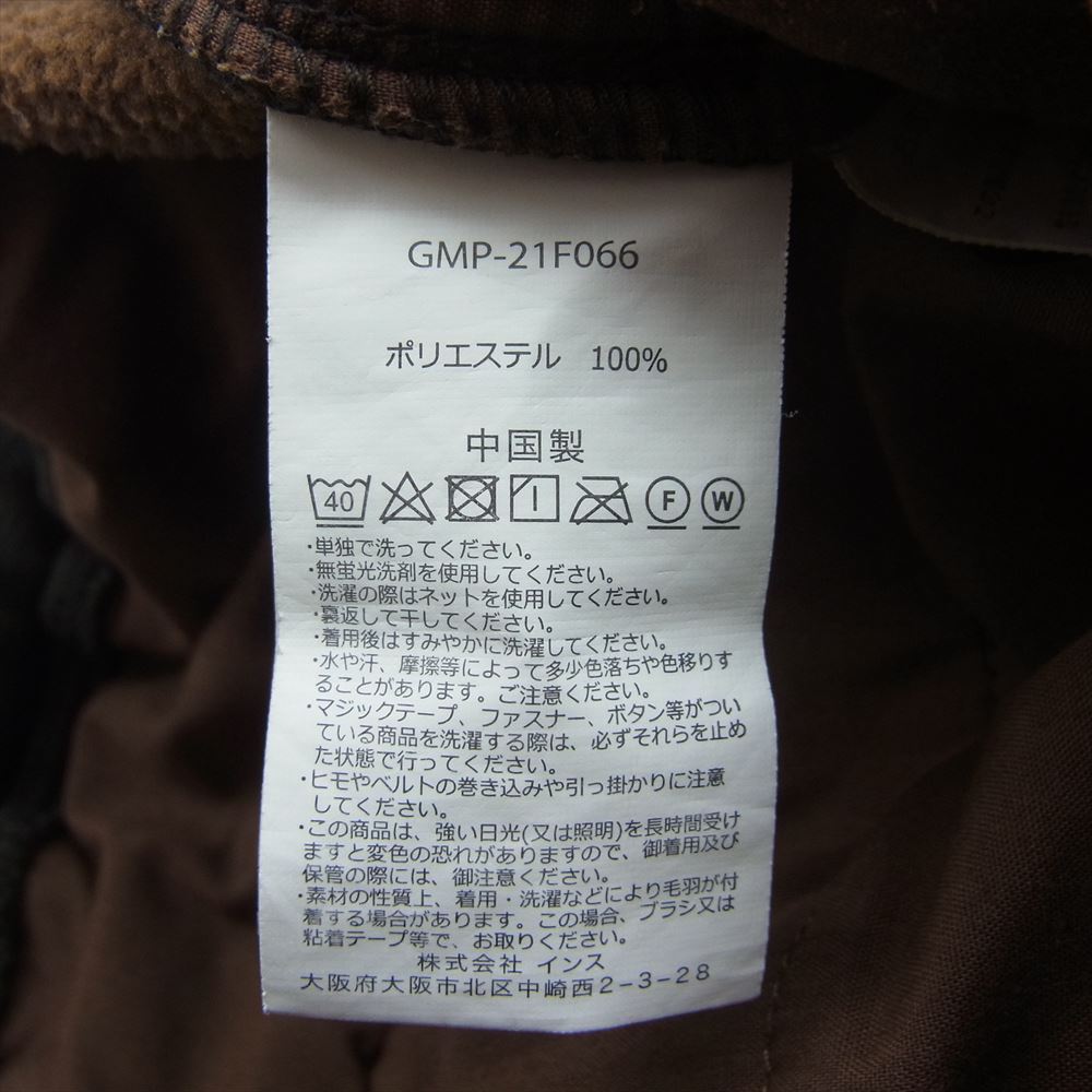 Gramicci グラミチ GMP-21F066 BONDING KNIT FLEECE NN-PANTS JUST CUT ボンディング ニット フリース パンツ ブラウン系 L【中古】