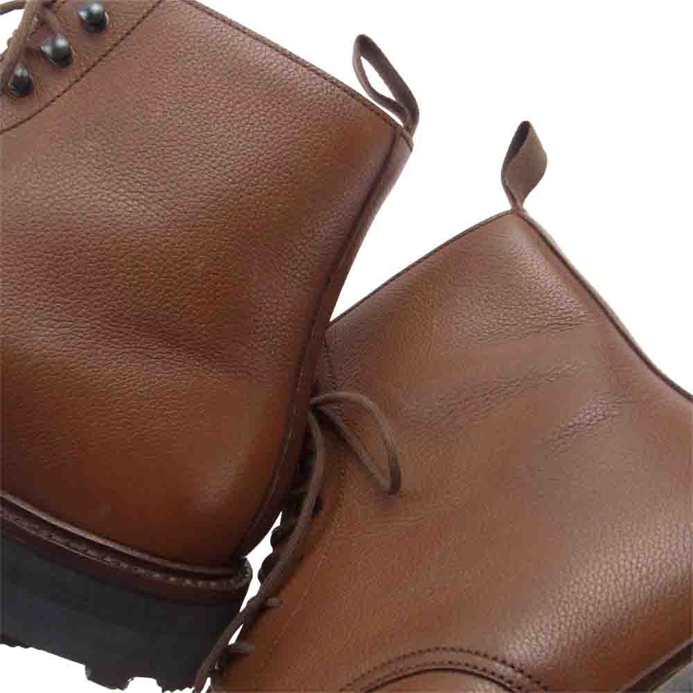 CROCKETT&JONES クロケットアンドジョーンズ 5876RD-41 ハンドグレード 高島屋別注 コニストン レースアップ ブーツ ブラウン系 5.5E【美品】【中古】