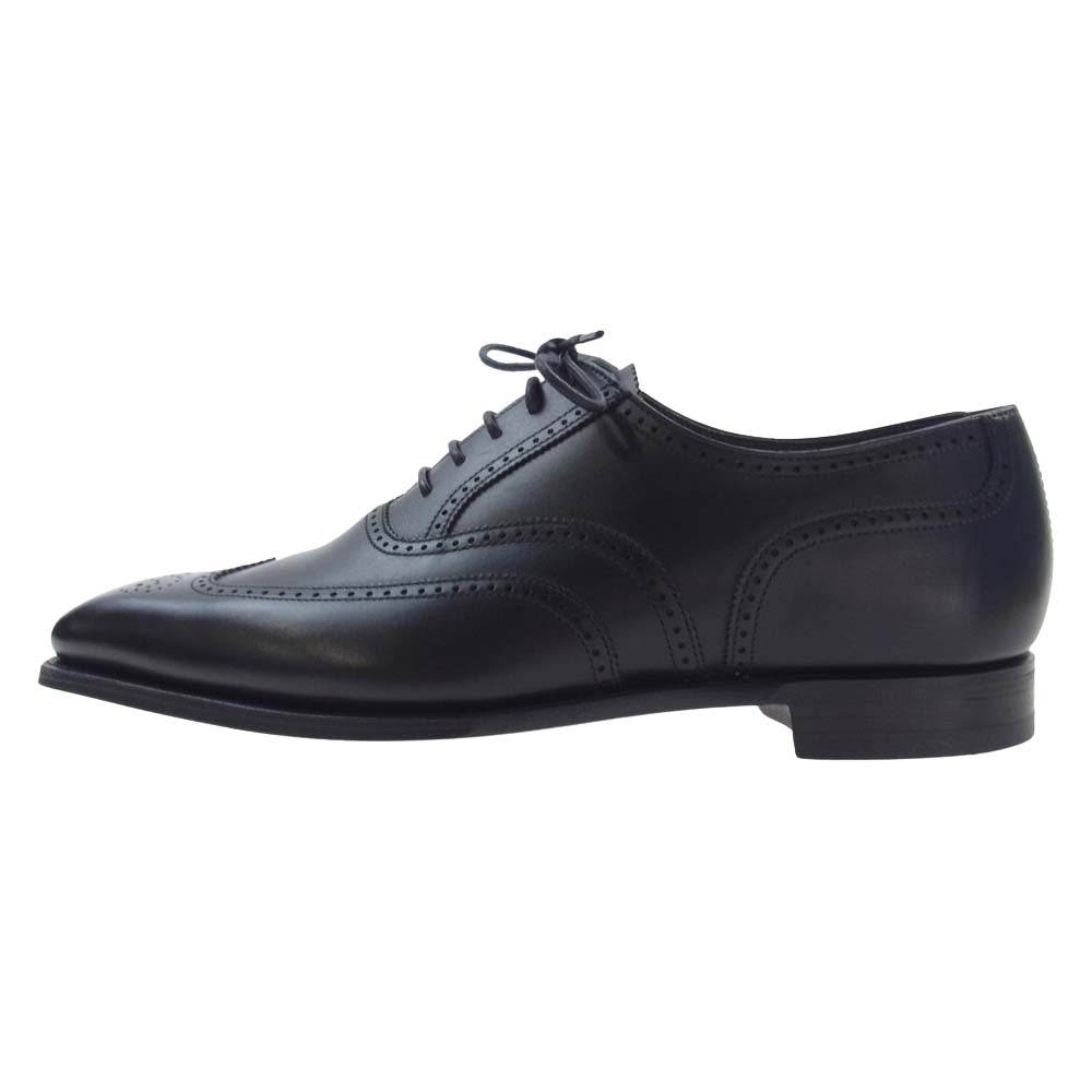 CROCKETT&JONES クロケットアンドジョーンズ 6172 12  ハンドグレード RED HILL レッドヒル 阪急別注 ウイングチップ ビジネスシューズ ブラック系 6E【極上美品】【中古】