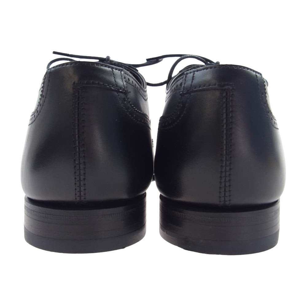 CROCKETT&JONES クロケットアンドジョーンズ 6172 12  ハンドグレード RED HILL レッドヒル 阪急別注 ウイングチップ ビジネスシューズ ブラック系 6E【極上美品】【中古】