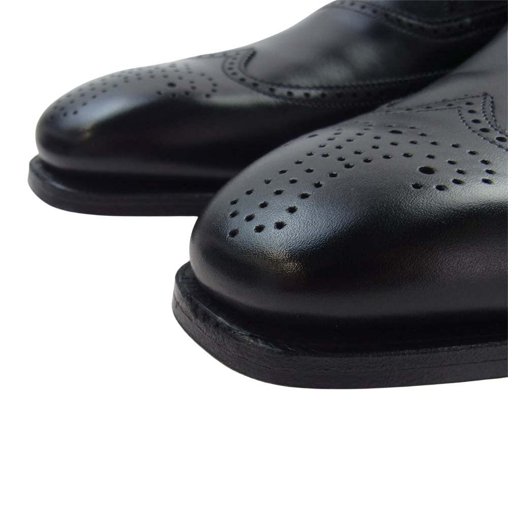 CROCKETT&JONES クロケットアンドジョーンズ 6172 12  ハンドグレード RED HILL レッドヒル 阪急別注 ウイングチップ ビジネスシューズ ブラック系 6E【極上美品】【中古】