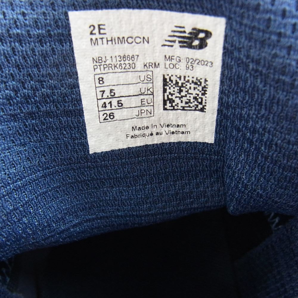 NEW BALANCE ニューバランス MTHIMCCN Fresh Foam X Hierro ミッドカット スニーカー ブルー系 26cm【新古品】【未使用】【中古】