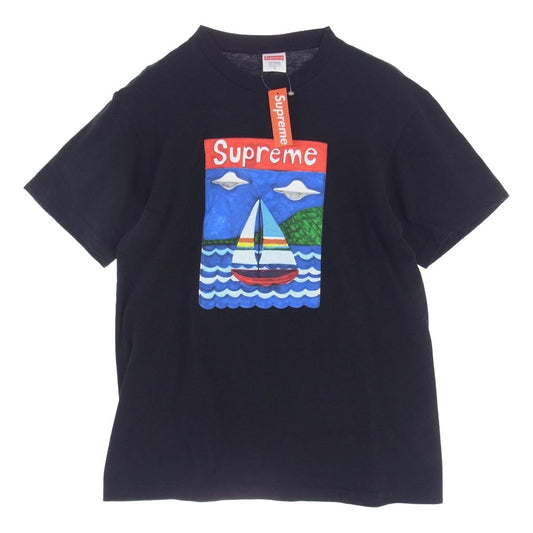 Supreme シュプリーム 20SS Sailboat Tee セイルボート 半袖 Tシャツ ブラック系 S【中古】