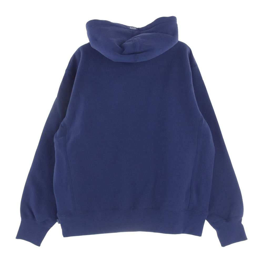 Supreme シュプリーム 21AW  Box Logo Hooded Sweatshirt ボックスロゴ スウェット パーカー フーディ パープル系 S【中古】